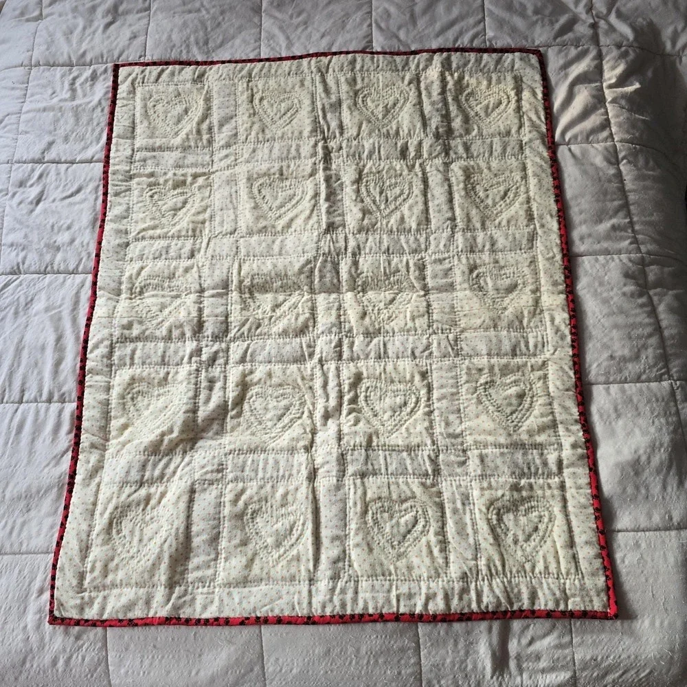 Handmade Disney 101 Dalmatians Baby Quilt Set Plush Dogs Burp Cloth‎ Gift